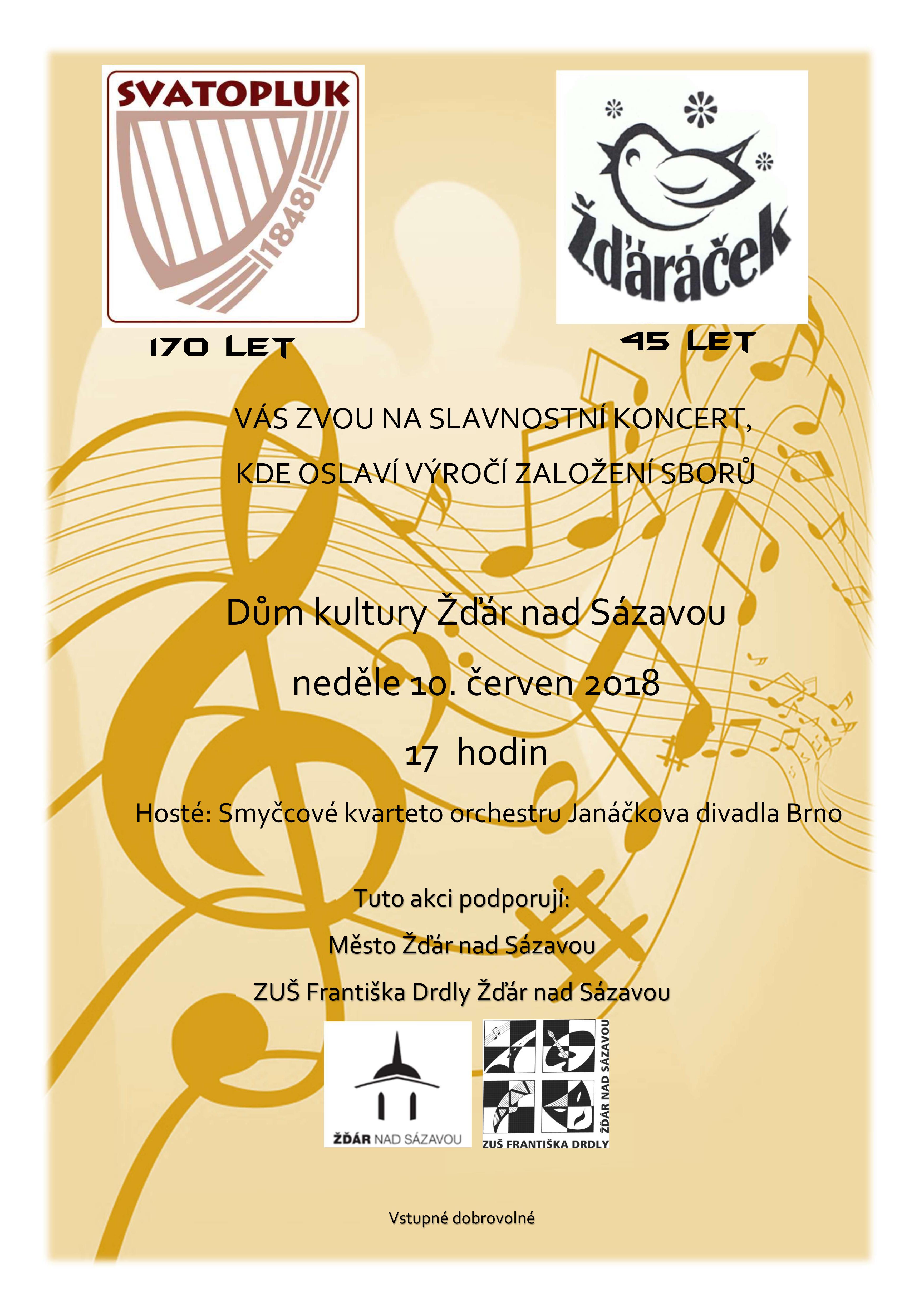 Koncert ke 45. výročí sboru